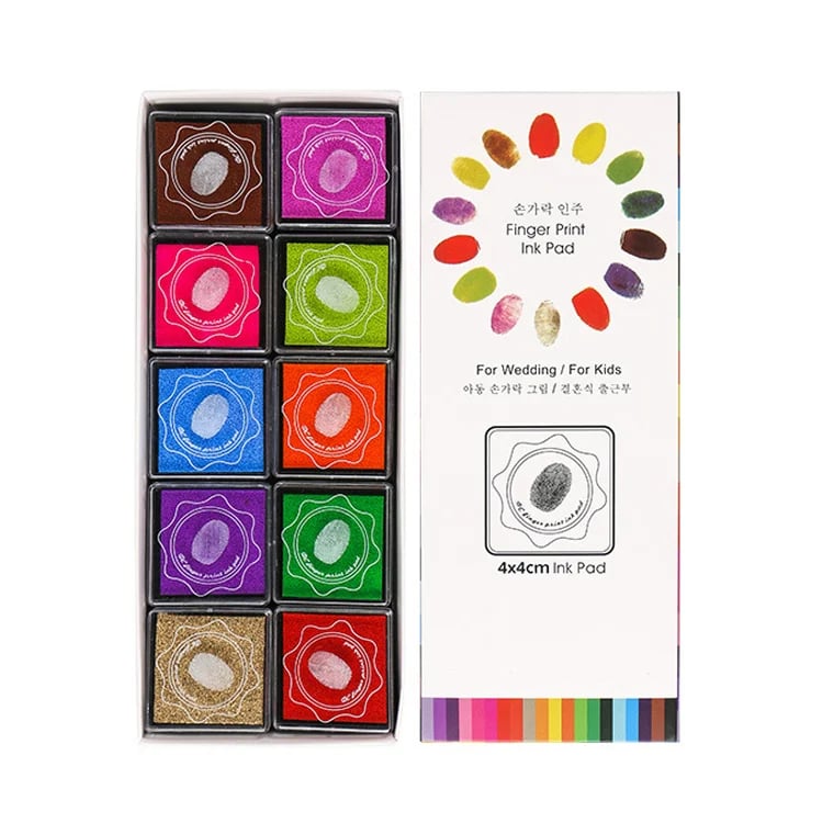 Farvesæt til Fingerkunst – Kreativ Leg for Børn
