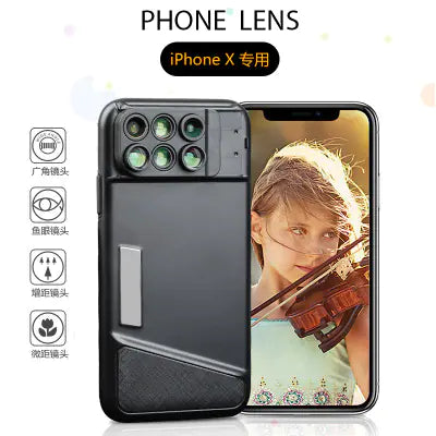 5-i-1 Kamera Linse Etui til iPhone