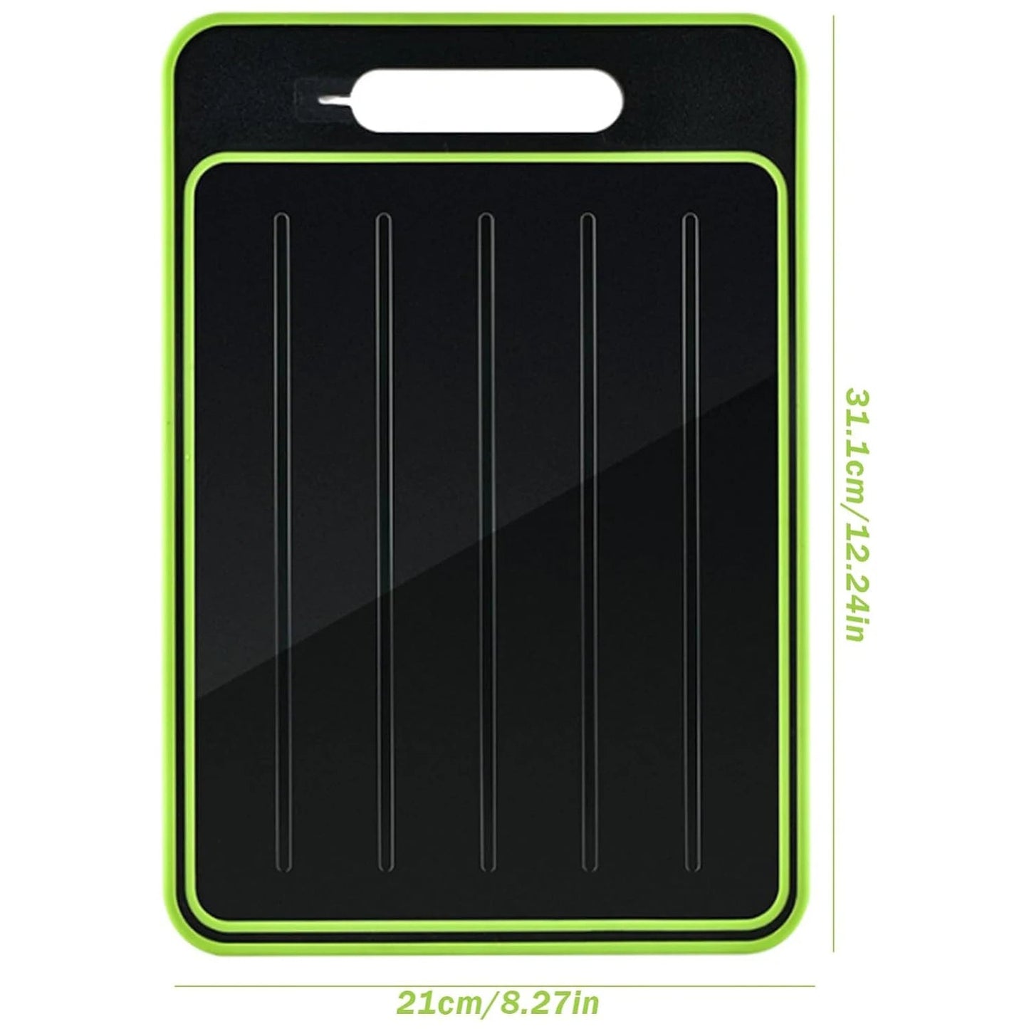 4-i-1 Køkkenbræt med Hurtig Optøning og Rivejern