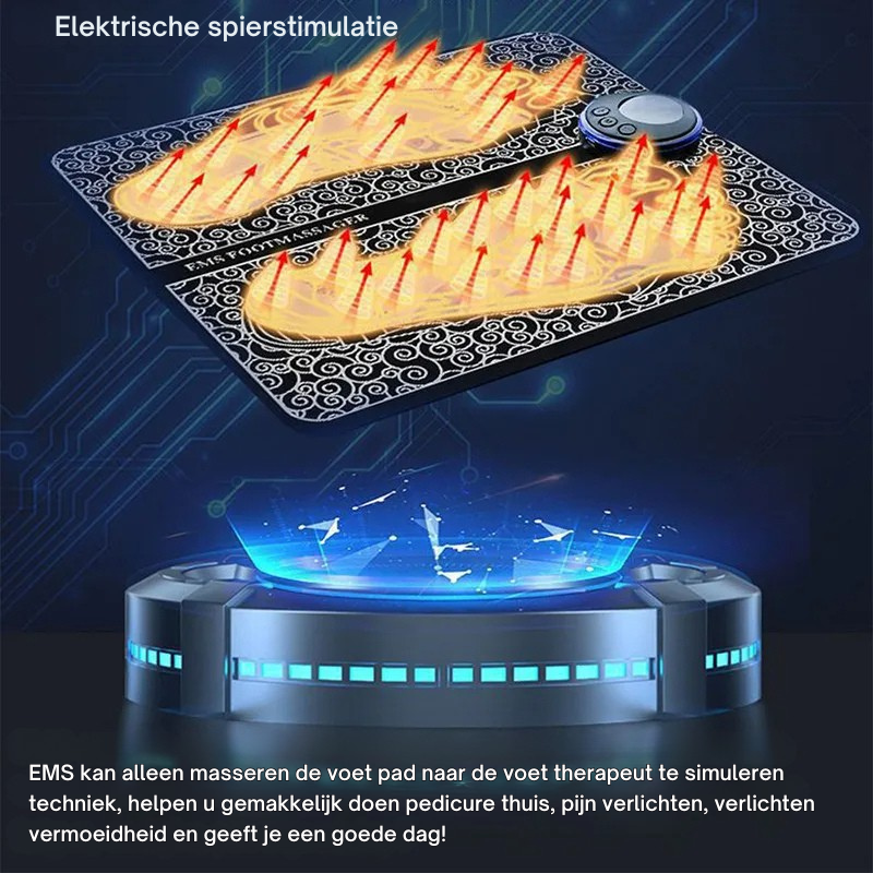 Elektrisk Fodmassagepude - Afslapning med EMS