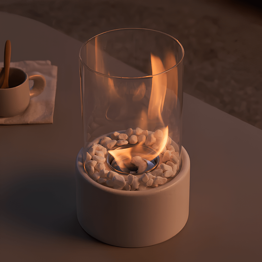 Elegant Glas Olie Lampe til Stemningsfuld Belysning