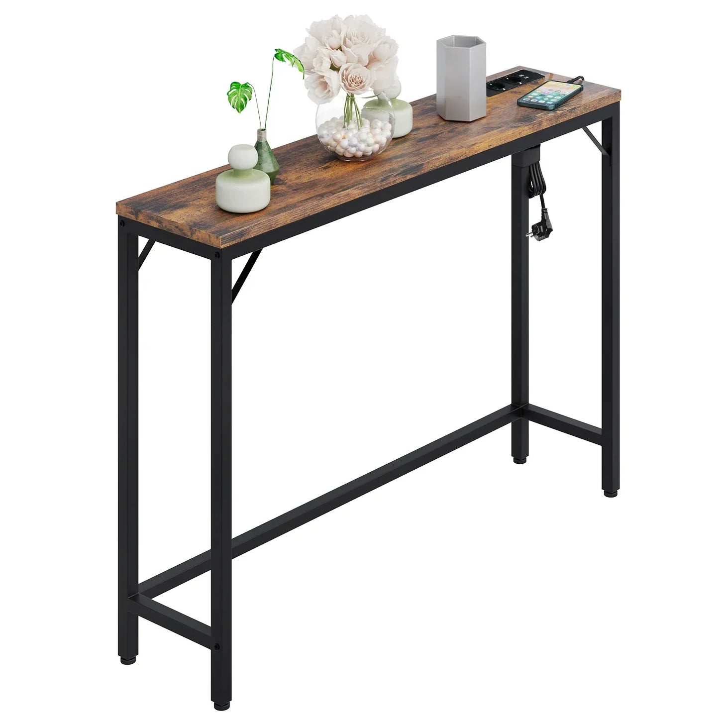 Sidetabel med Tempereret Glas - Moderne og Holdbart Design