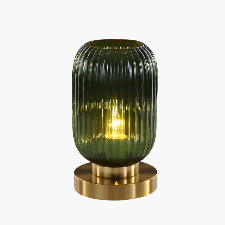 Moderne Bordlampe med Glaslampe for Stilfuldt Hjem