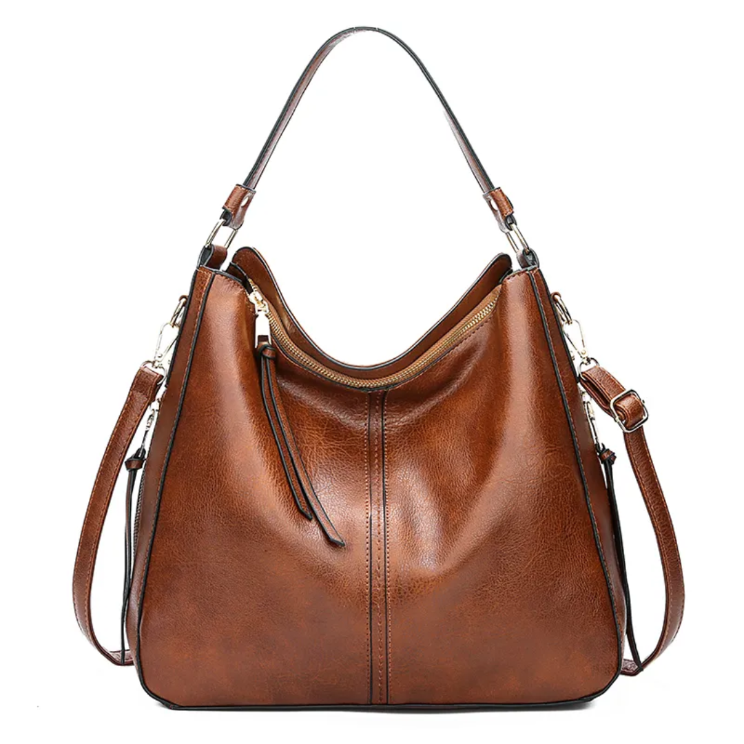 Stilfuld og Rummelig Hobo Taske med Vintage Design