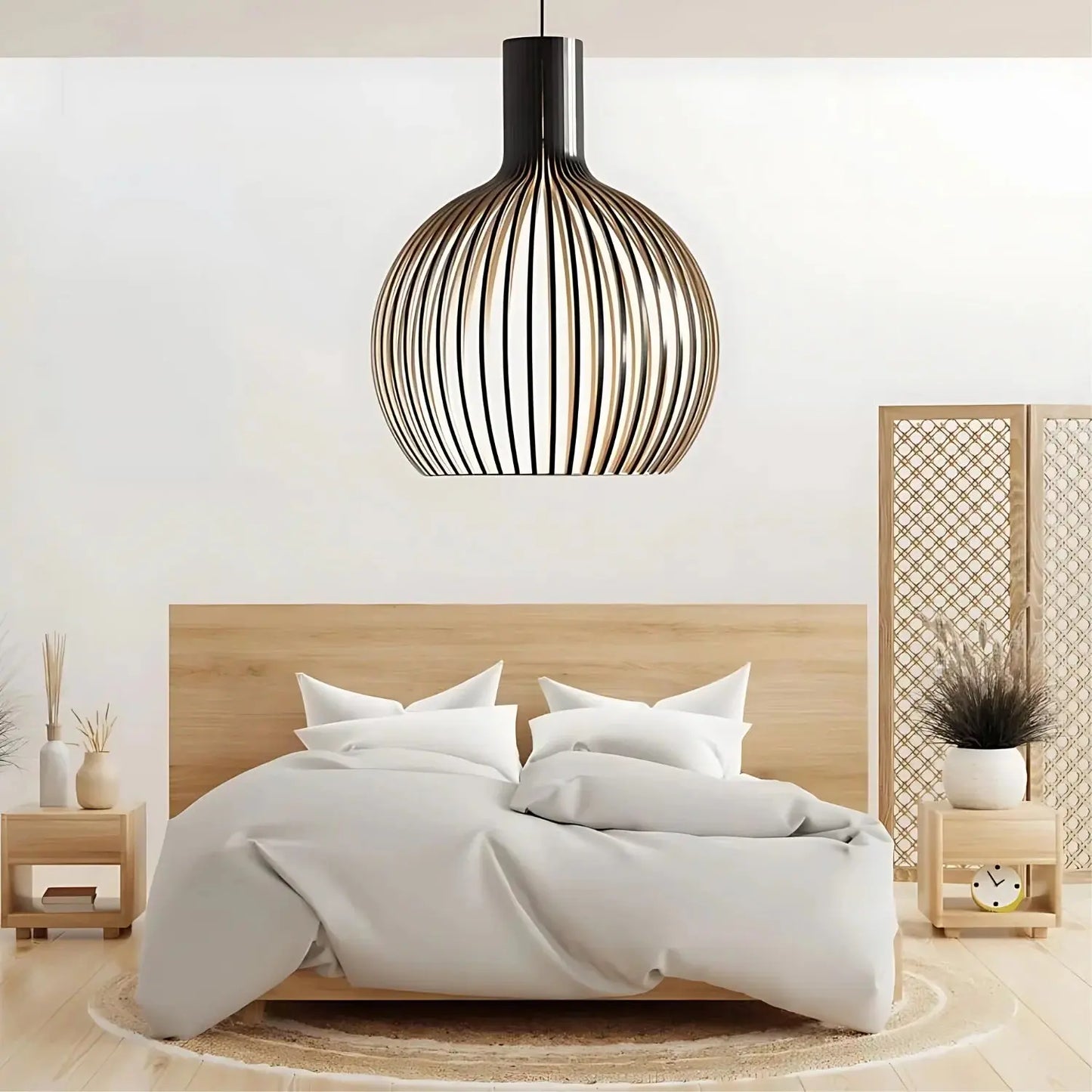 Bambus Pendel Lampe – Naturlig Stemning og Bæredygtigt Design