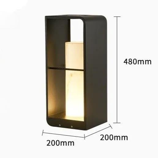 Solcells-LED Trädgårdslampa – Vattentät och Elegant Belysning