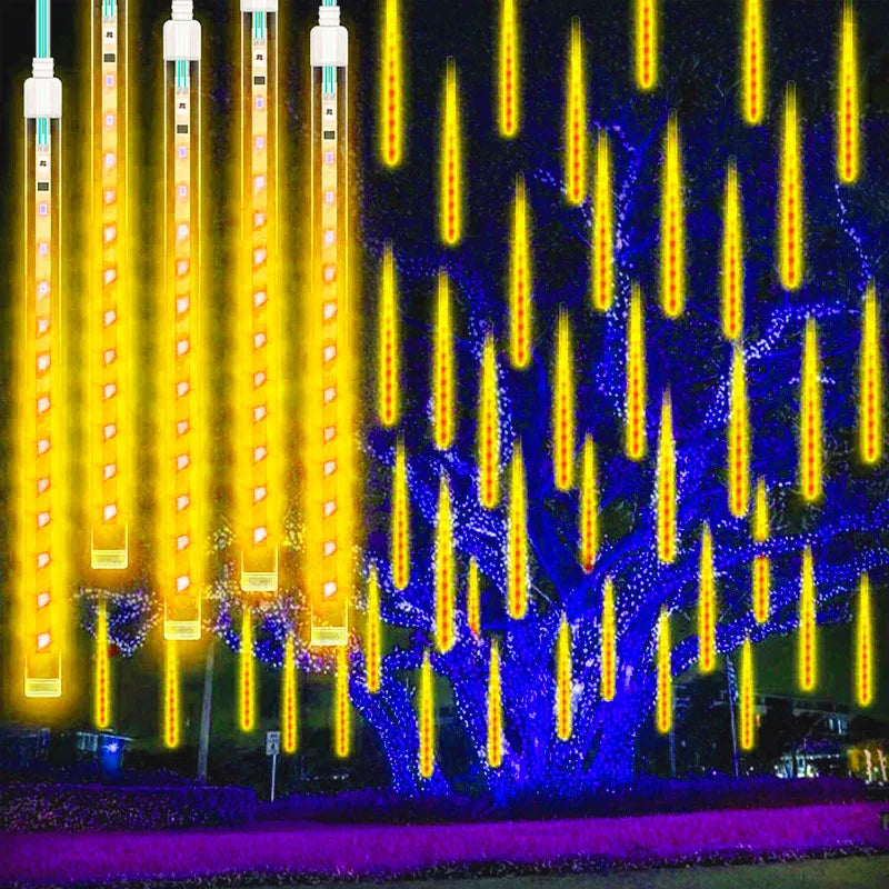 LED Meteor Julelys - Magisk udendørs havebelysning
