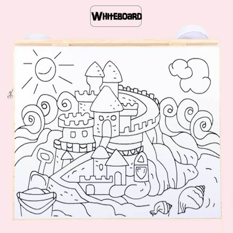 Træbaseret Montessori Aktivitetsbræt til Børns Læring