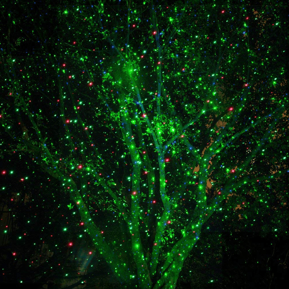 Udendørs LED Projektor – Festlig Belysning til Haven