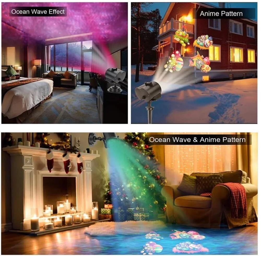 Udendørs Juleprojektor: Magisk Lys & Nem Installation