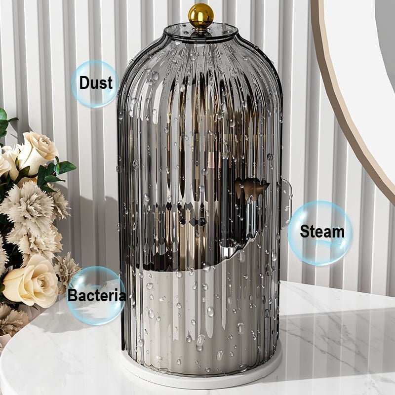 Elegant Makeup Organizer med 360° Rotation - Maksimal Orden