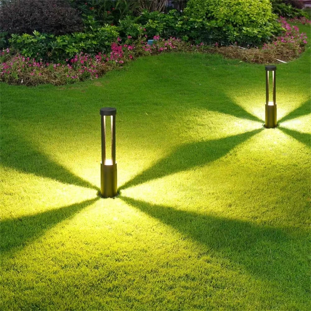 Energieffektiv LED-trädgårdslampa i väderbeständigt aluminium