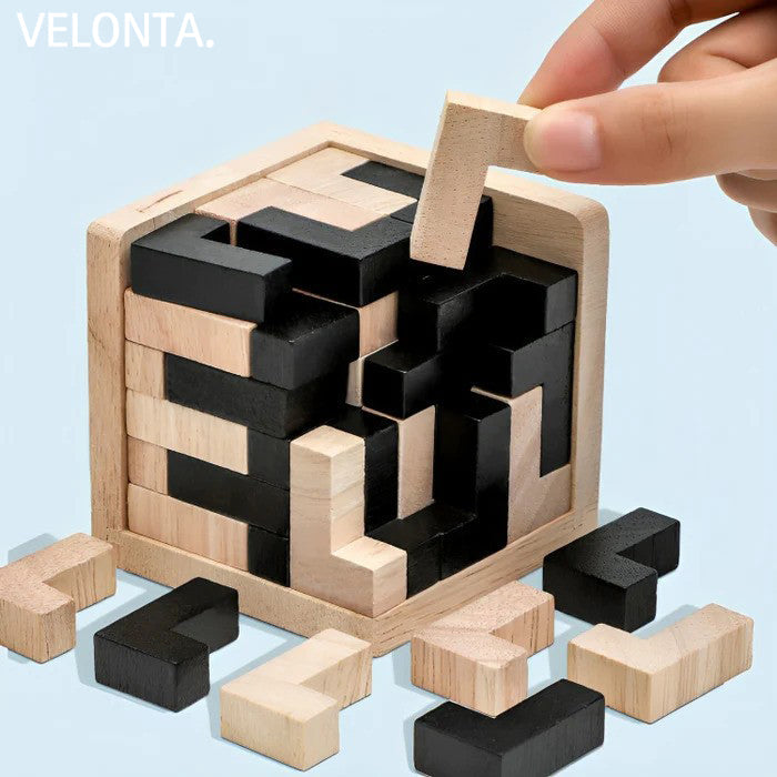 3D Træ Puslespil - Kreativ Udfordring