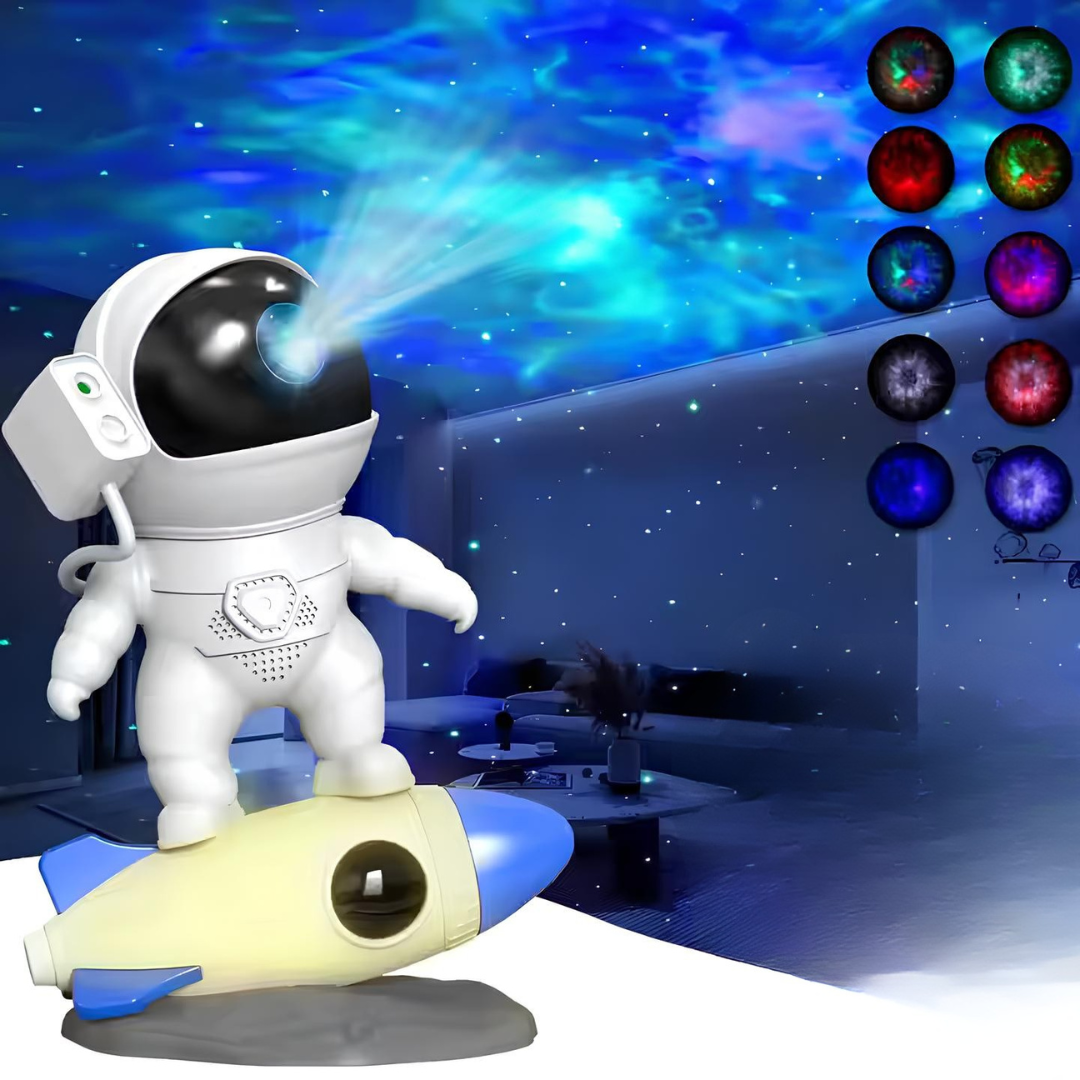 Astronaut Stjernehimmel Projektor med Bluetooth & App-Styring