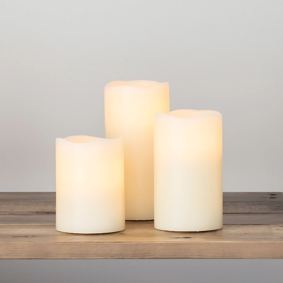 Sikre LED Vokslys med Timer - Skab Hygge Uden Flammer