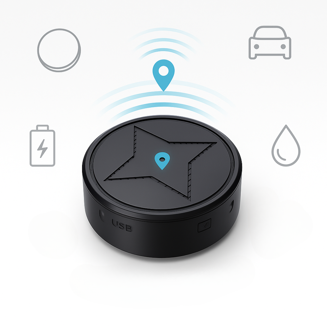 Diskret GPS Tracker för Bilar med Magnetisk Montering