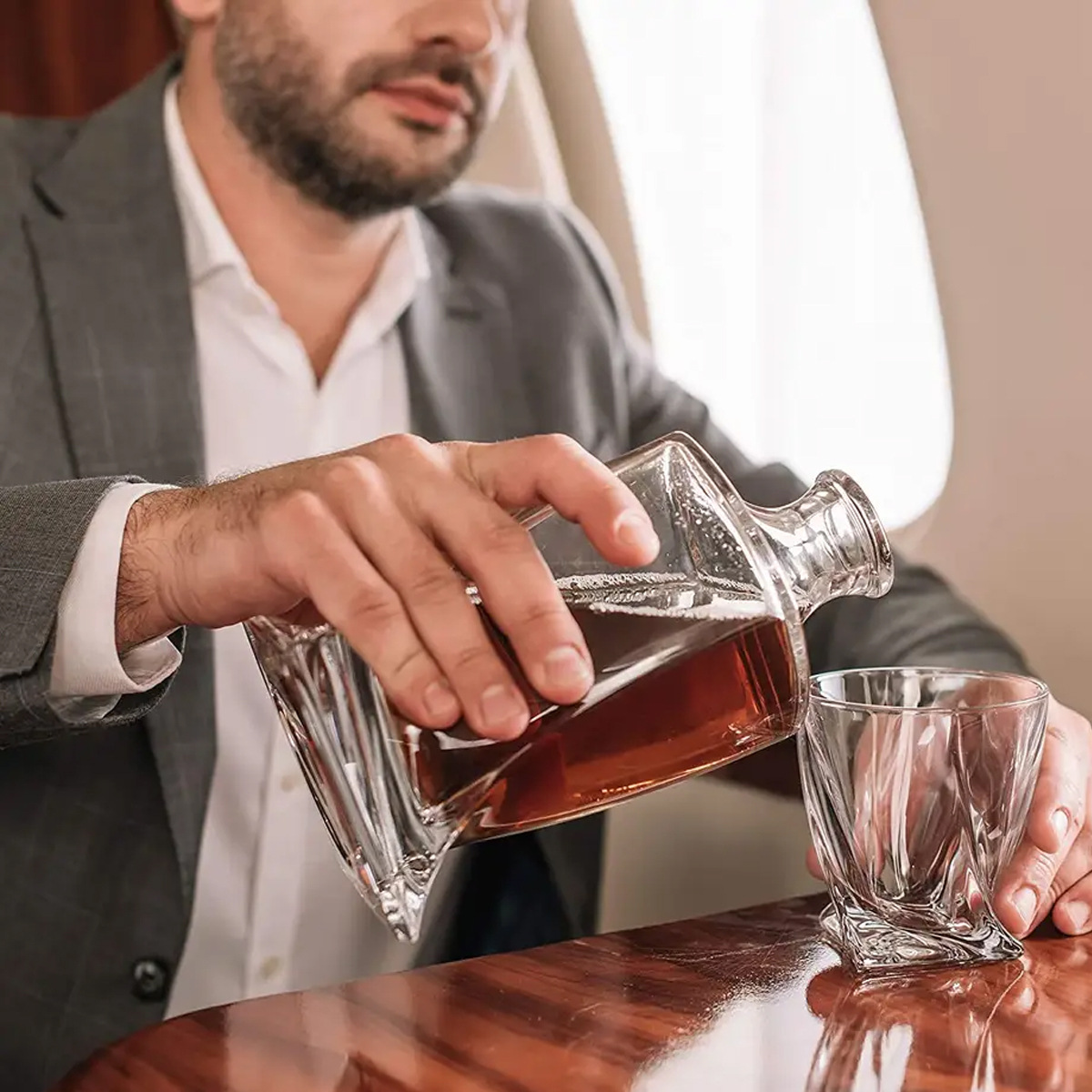 Elegant Set för Whiskydedikation och Glas – SpritElegans