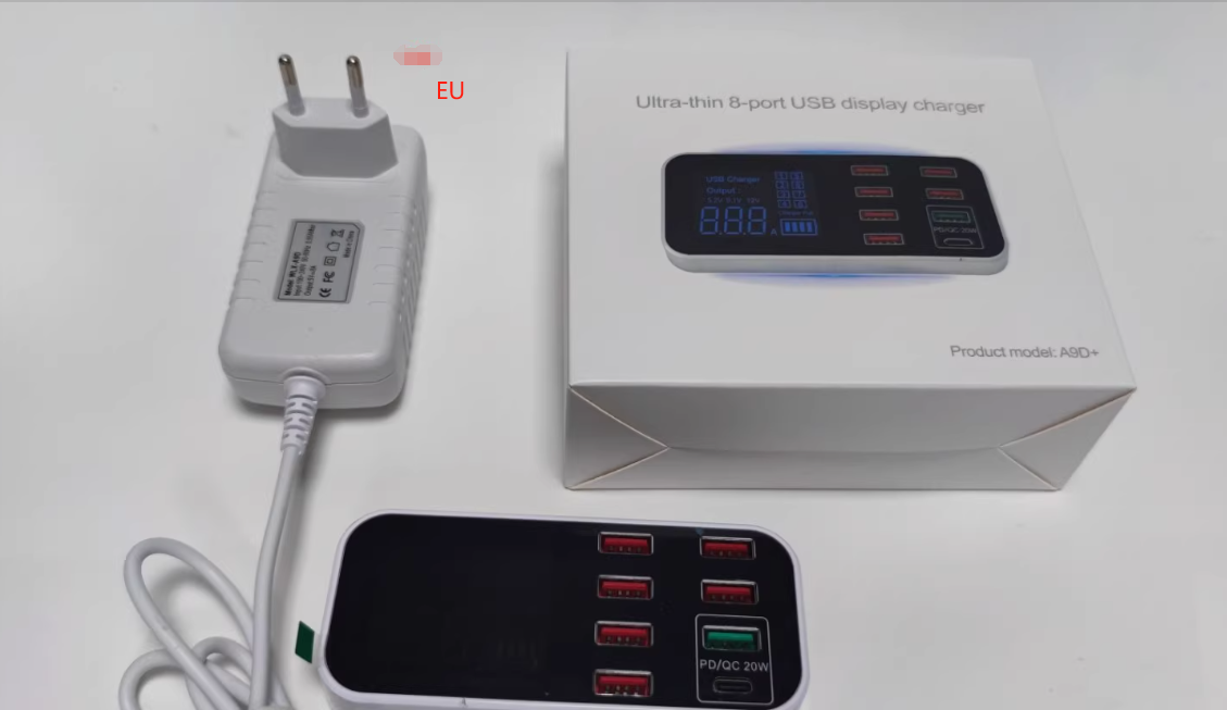 Eindhoven Multi-USB Oplader – Hurtigopladningsadapter