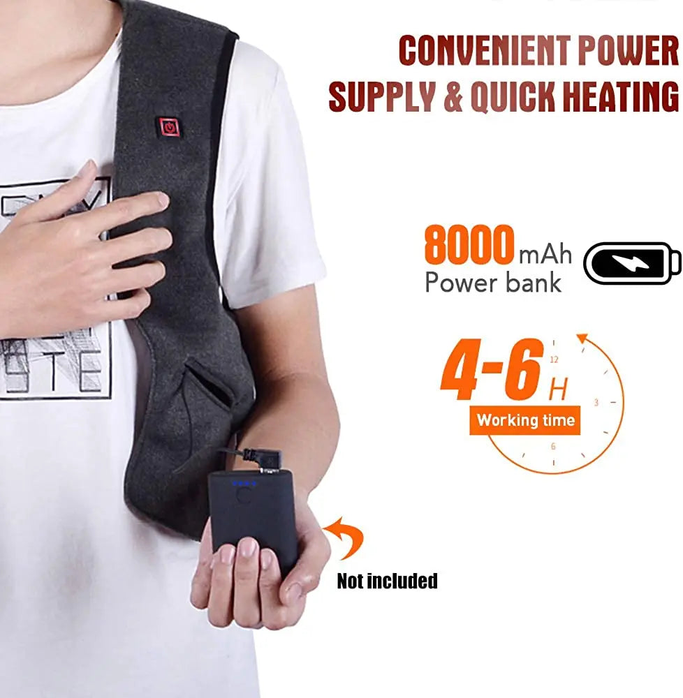USB-Heated Vest for Men - Comfortable Warmth on the Go