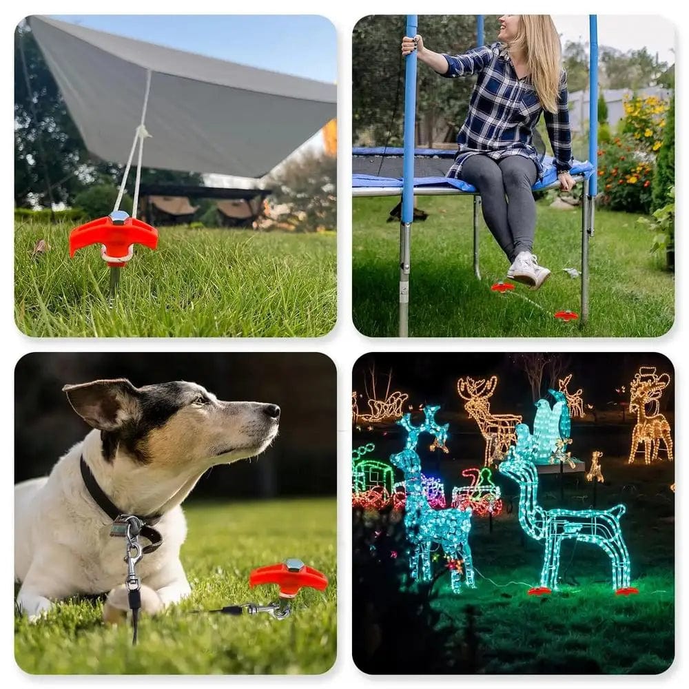 Ultra-stærke skrueteltpløkker til sikker forankring