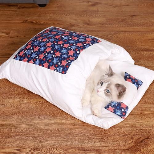 Vintersovpåse för Katter – CozyPaws DreamNest