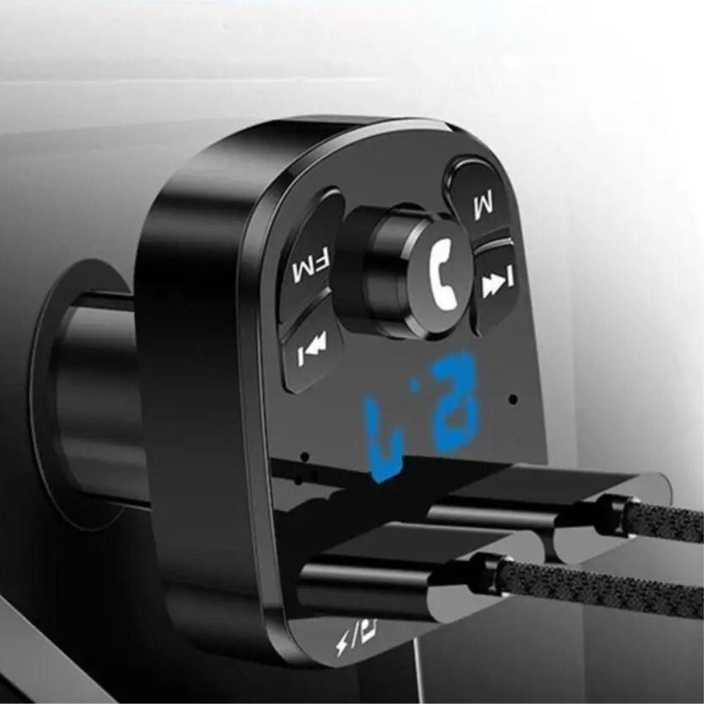 Bluetooth-biladapter för laddning och musikströmning