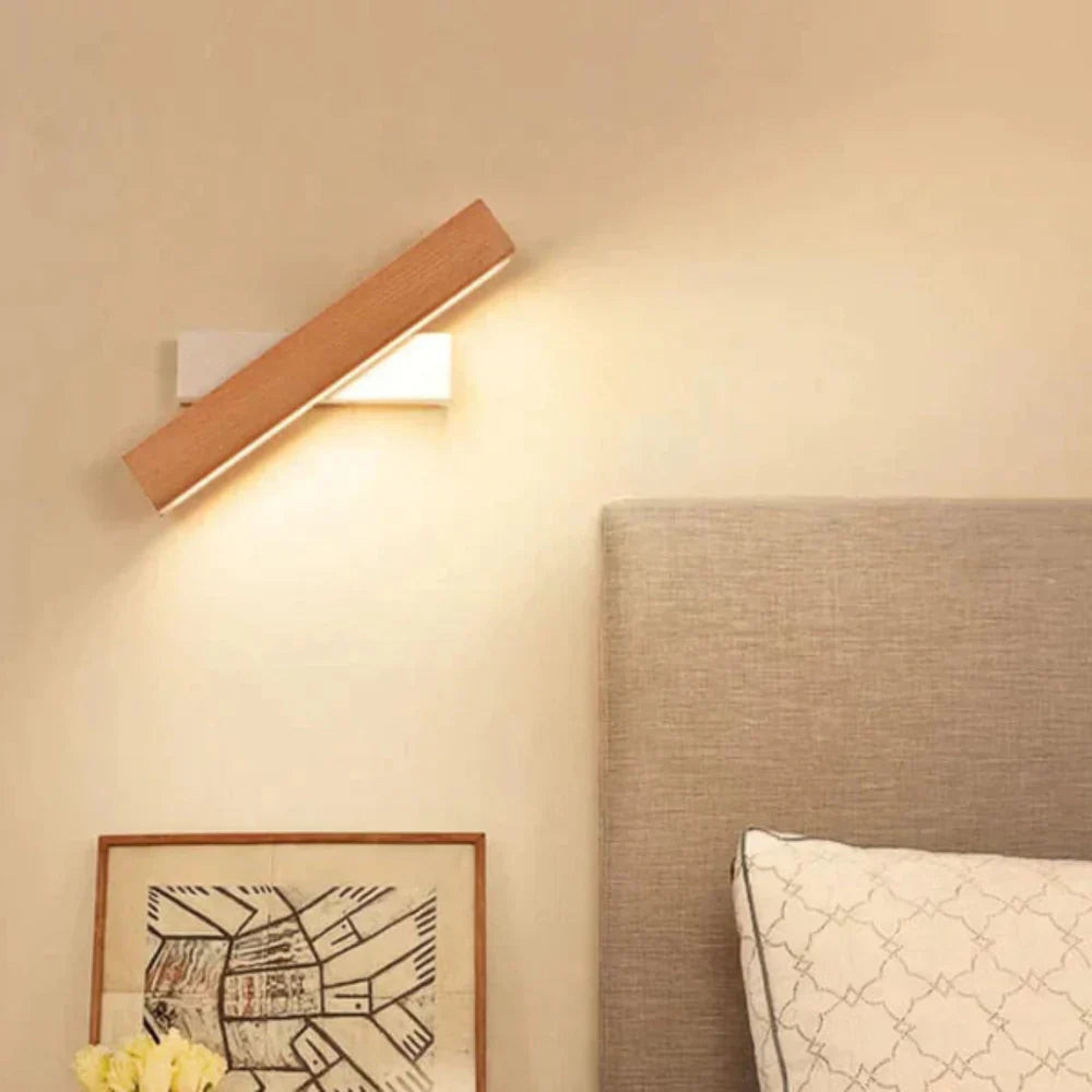 LED Vägglampa med justerbar trädesign – Energieffektiv och vridbar