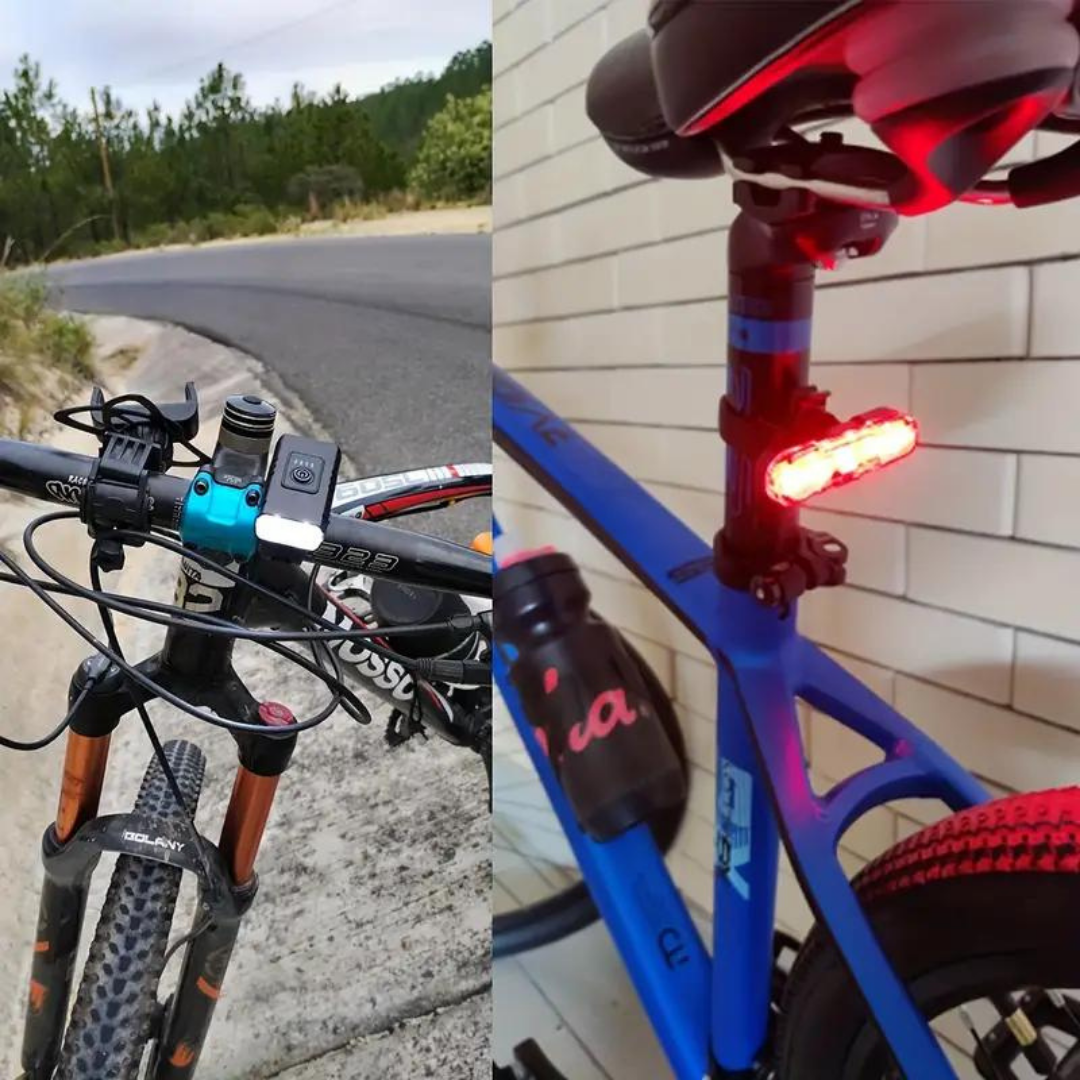 LED Cykellys - 1000 & 500 Lumen | Genopladelig via USB