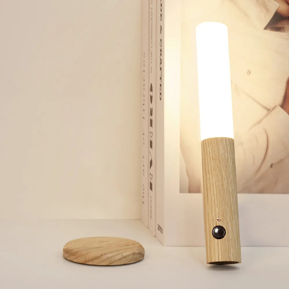 Elegant Trådløs Væglampe med Bevægelsessensor og USB Opladning