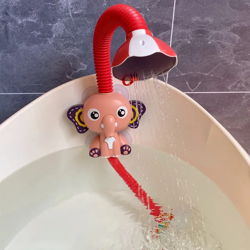 Bærbar elektrisk sprinkler til børn - Elefant til babyshower