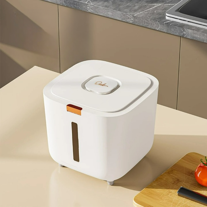 Säker cereal dispenser med lock (5–10 kg) - Spannmålslåda