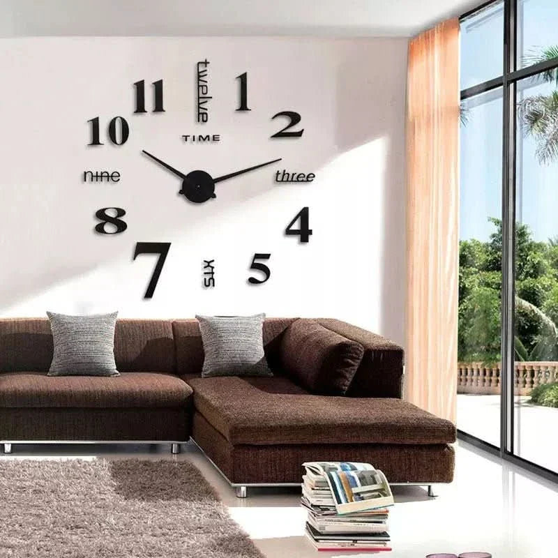 Väggklocka i 3D - Modern Dekoration med Elegant Design