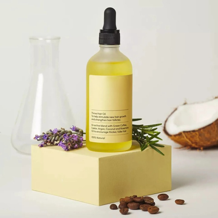 Vegansk Hårvækstolie - 100% Naturligt Serum