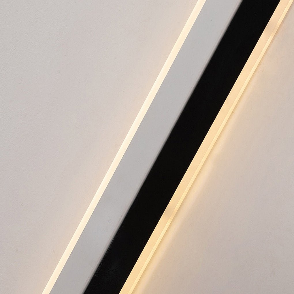 Elegant LED Væglampe med Justerbart Varmt Lys