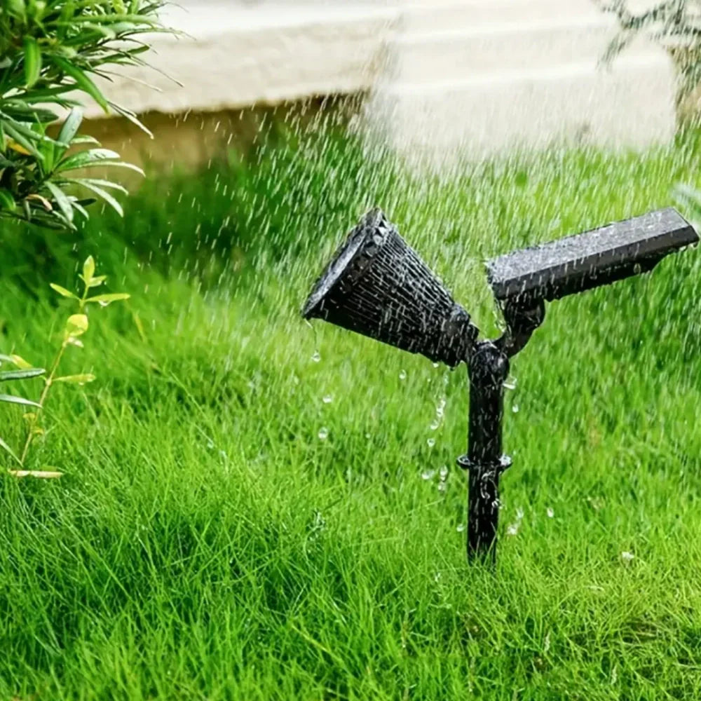 Solcellsdriven Trädgårdslampa med Vattentålig Montering – Långvarig Belysning