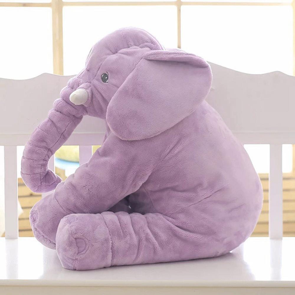 Blød Elefant Pude i Jumbo Størrelse | Krammevenligt Legetøj til Børn
