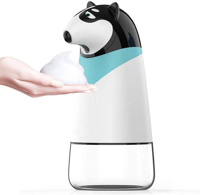 Automatisk tegneserie berøringsfri skum sæbe dispenser