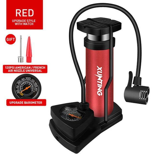 Bærbar Easy Bike Air Inflator Pedal Pumpe