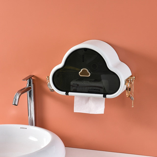 Punch-Free Væghængt Vandtæt Toiletpapirholder