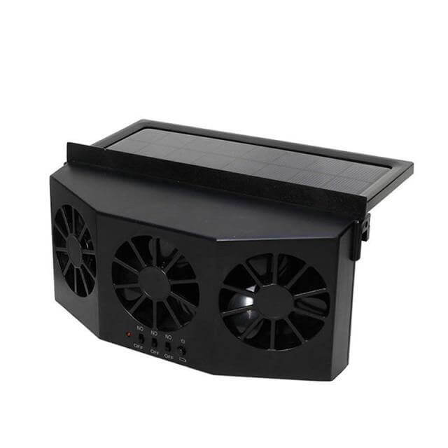 Auto solartoniserende ventilator til bil