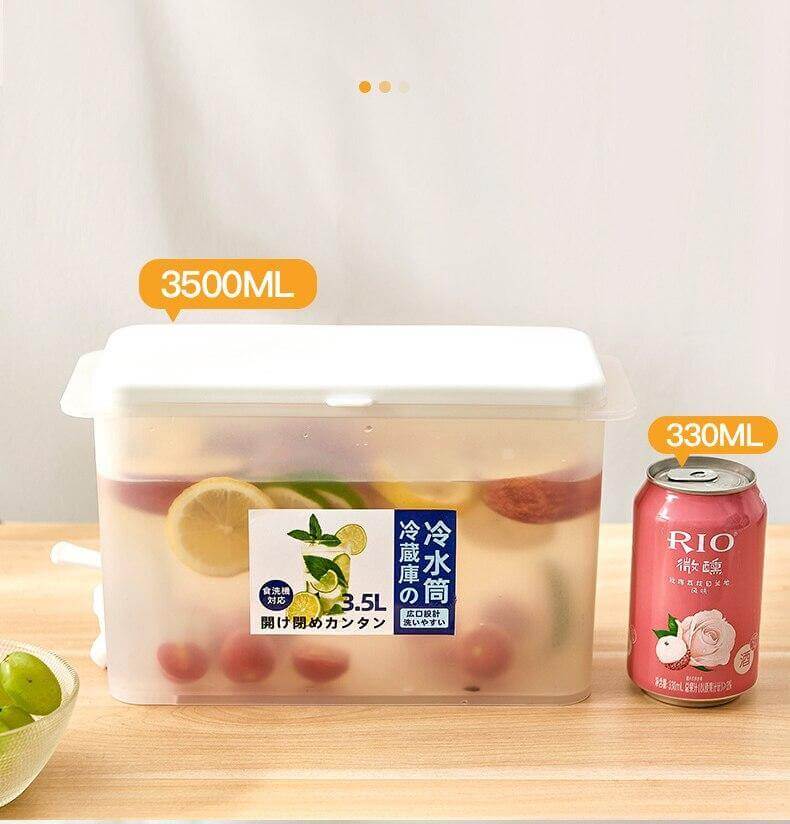 3.5L Køleskab Koldt Vand Juice Dispenser
