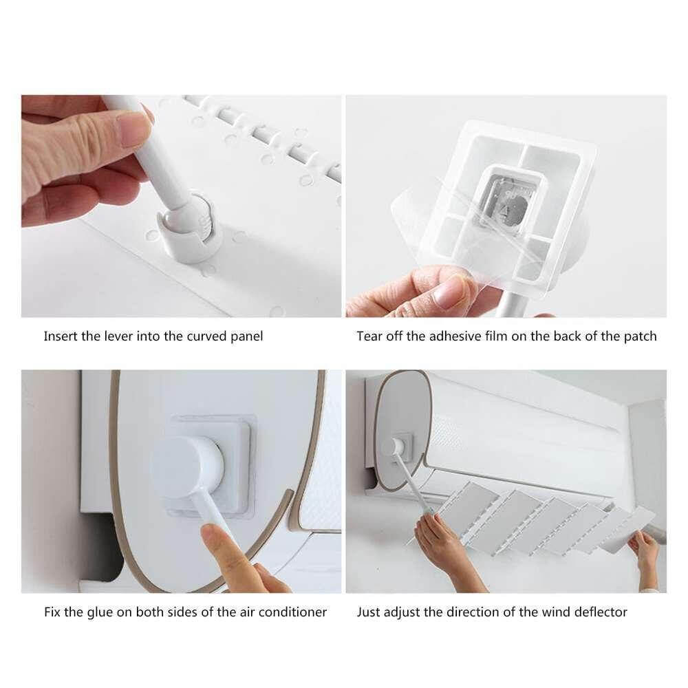 Luftkonditionering Utdragbart Vridbart Ventillock
