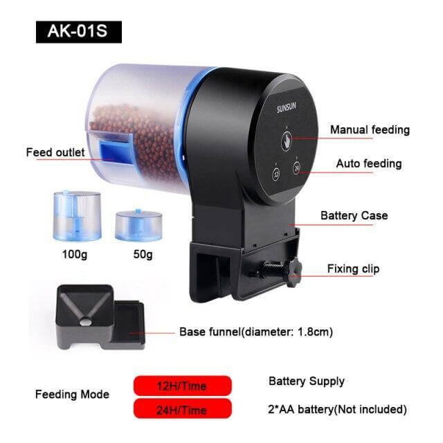 Automatisk timer fiskefoder