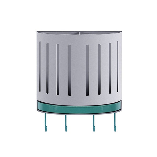 Vægmonteret afløbsrack til bestikopbevaring