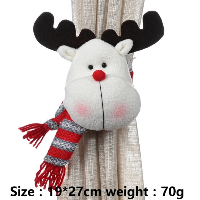Jul Santa Elg Gardinholder
