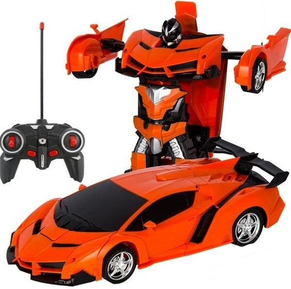 Transformerbar Racerbil med Fjärrkontroll - RoboRacer