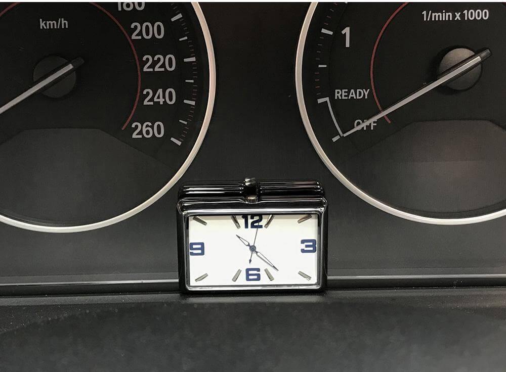 Bil självhäftande instrumentbräda klocka
