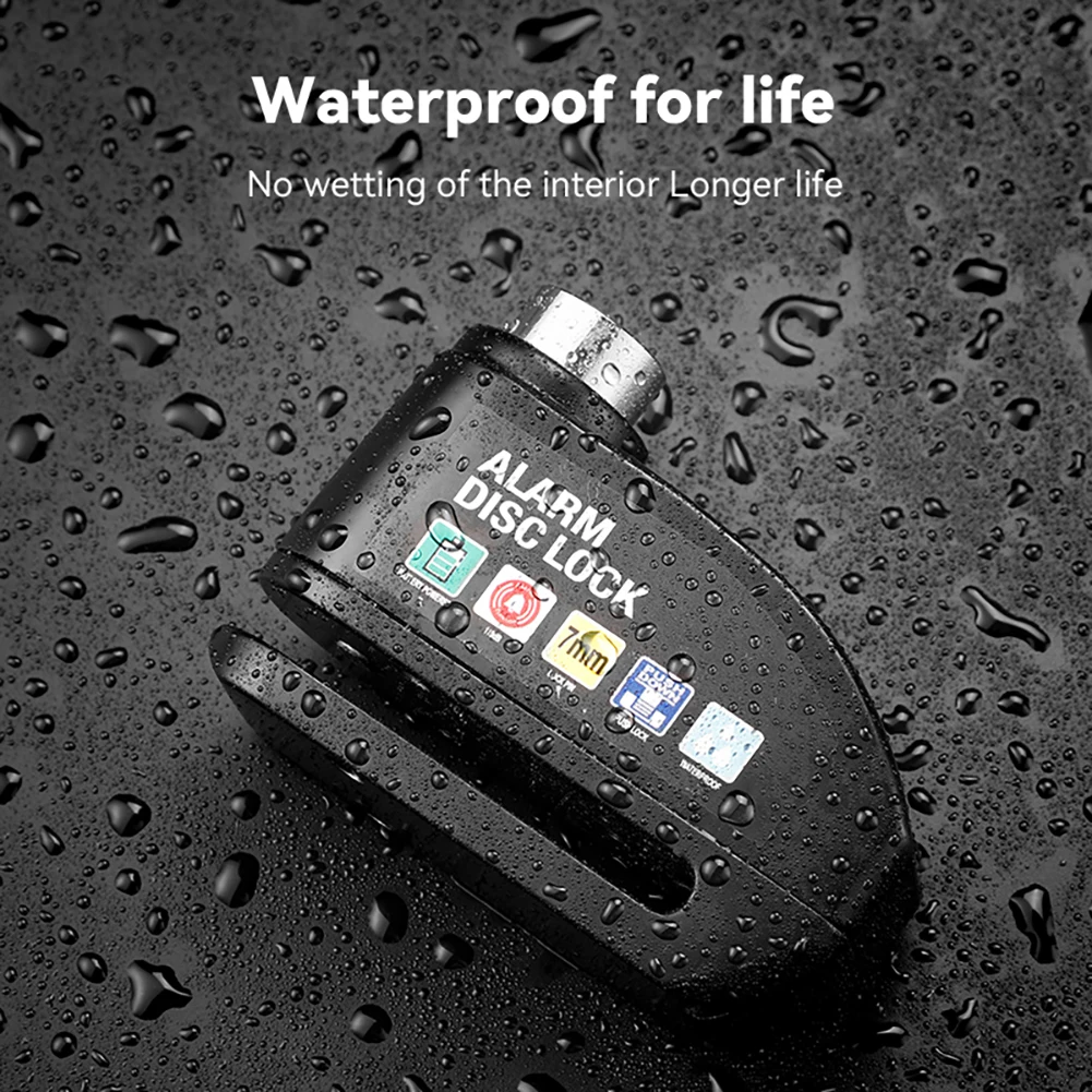 Tyverisikring Aluminium Skivebremse Alarmlås