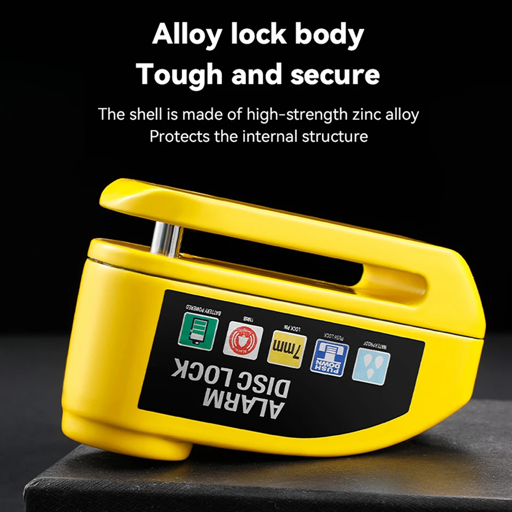 Tyverisikring Aluminium Skivebremse Alarmlås