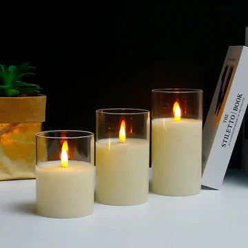 Realistiska LED-ljus med naturtrogen flam effekt